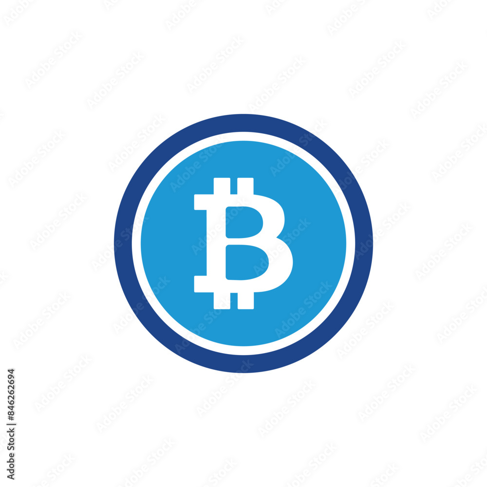 Bitcoin icon, bitcoin sign vector Bitcoin icon, bitcoin sign vector