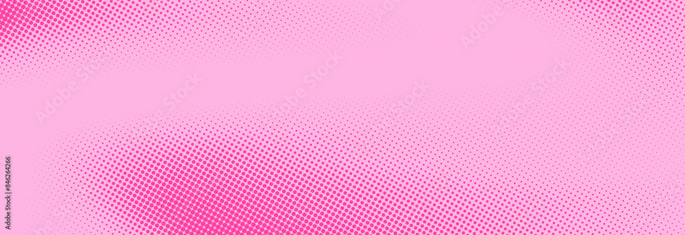 Pink rose halftone pattern. Retro comic gradient background. Pixelated dotted texture overlay. Cartoon pop art faded gradient pattern. Vector backdrop for poster, banner, advertisement Pink rose halftone pattern. Retro comic gradient background. Pixelated dotted texture overlay. Cartoon pop art faded gradient pattern. Vector backdrop for poster, banner, advertisement