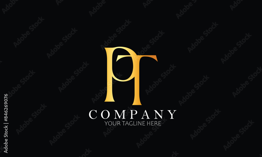 PT logo, letter logo, Branding logo, Clothing logo PT logo, letter logo, Branding logo, Clothing logo
