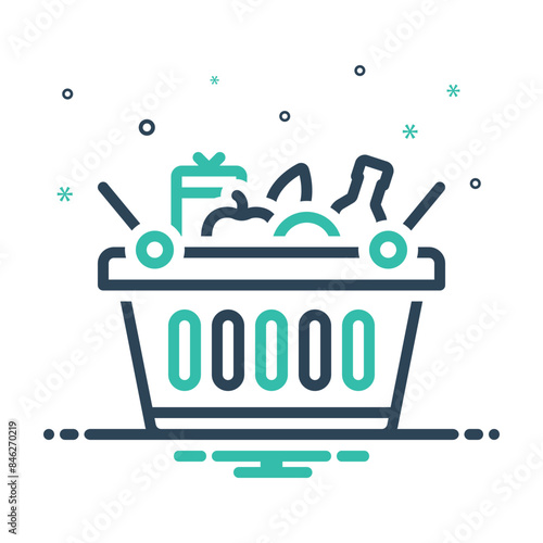 Mix icon for grocery 