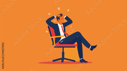 Regret on business mistake, frustration or depressed, stupidity or foolish losing all money, stressed and anxiety on failure concept, frustrated businessman holding his head sitting alone on the chair