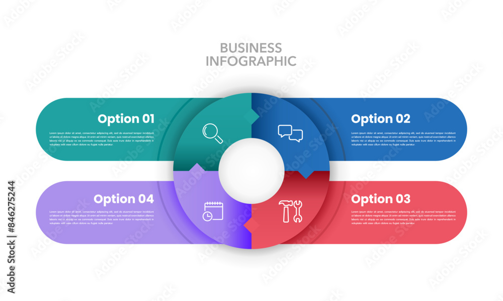 4 process of business to success. Infographic round design template. Business presentation. Vector illustration. 4 process of business to success. Infographic round design template. Business presentation. Vector illustration.