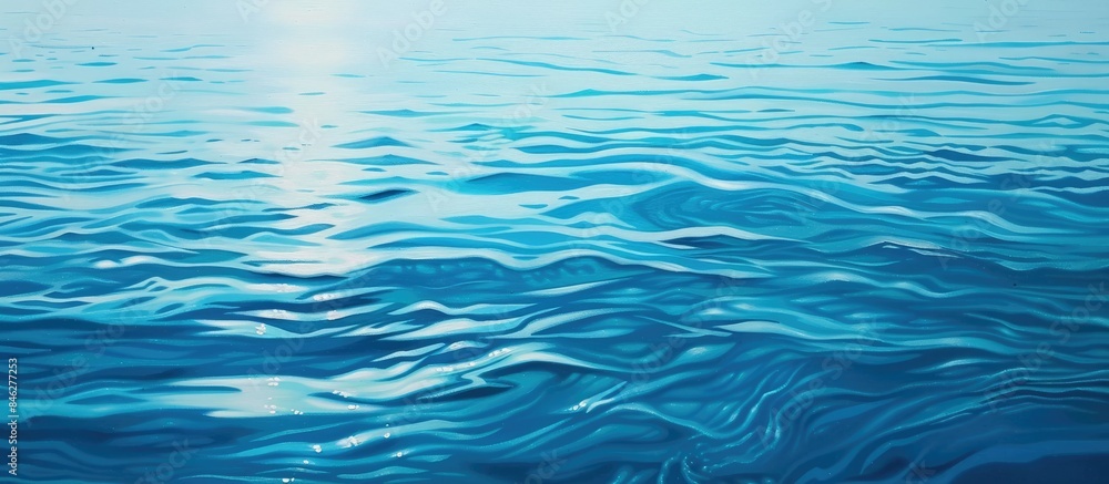 Background of water is a serene shade of blue Background of water is a serene shade of blue