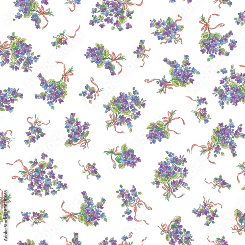 Beautiful floral pattern perfect for textile design,