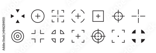set of aim target element