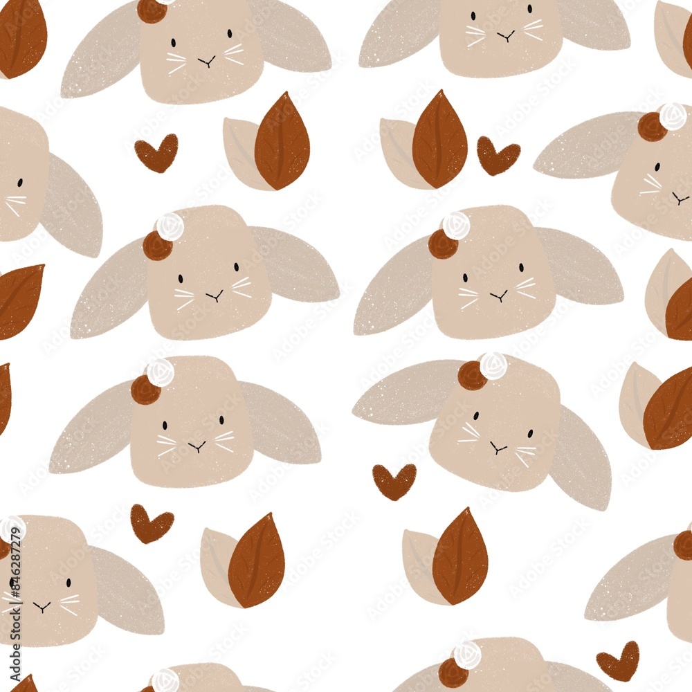 seamless pattern with bunnies seamless pattern with bunnies
