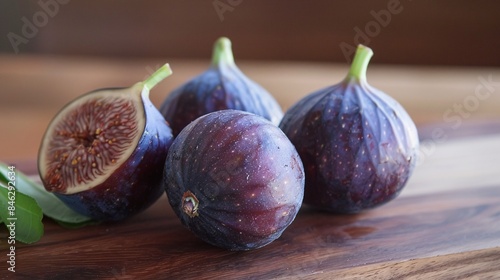 Sour Fig of Elands - Tangy fruit from Africa commonly used in jams. photo