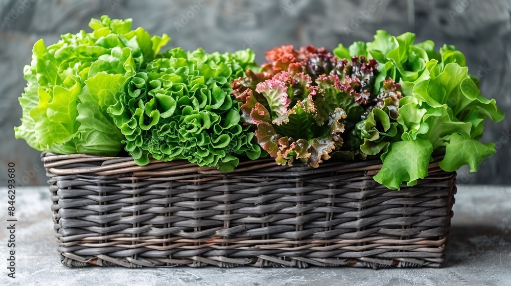 Green leafy vegetables in container separated from surroundings. Green leafy vegetables in container separated from surroundings.