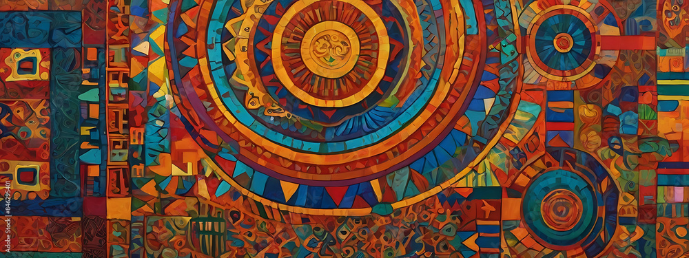 An abstract artwork celebrating community and diversity, using a vibrant mix of colors, shapes, and patterns to reflect the richness and complexity of multicultural societies
An abstract artwork celebrating community and diversity, using a vibrant mix of colors, shapes, and patterns to reflect the richness and complexity of multicultural societies