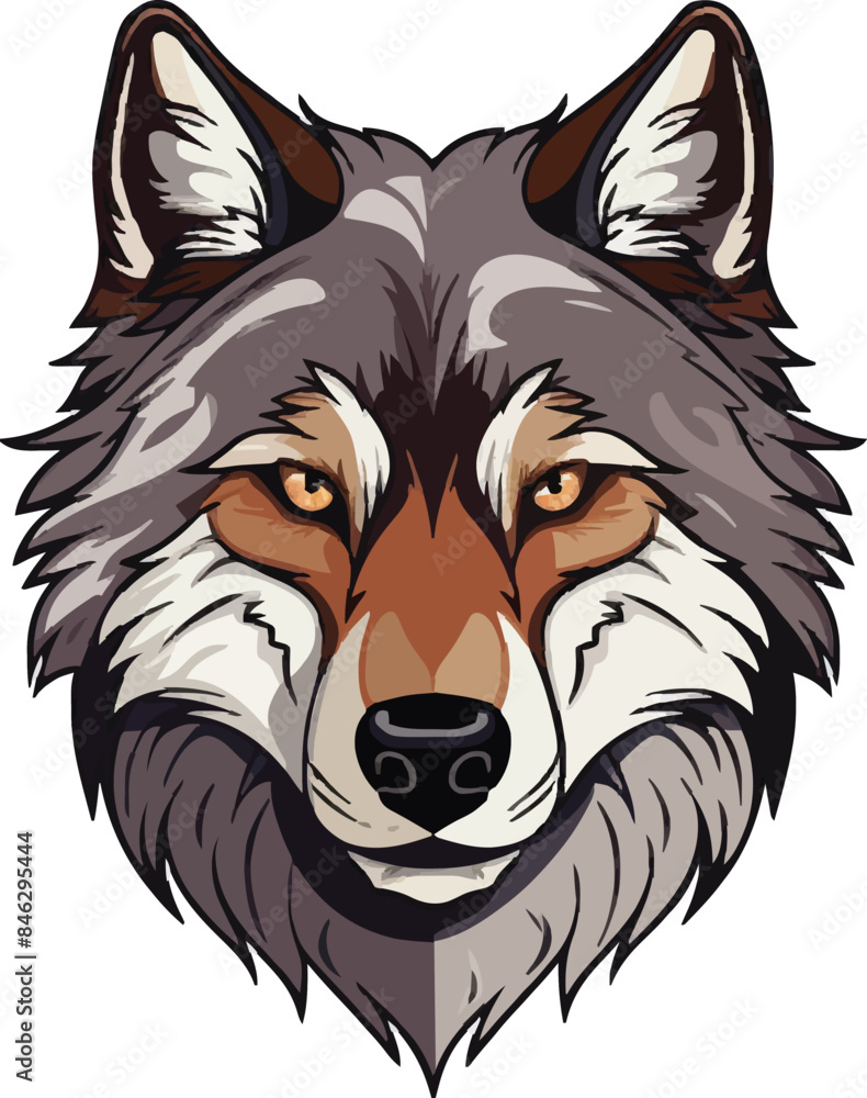 wolf head mascot wolf head mascot