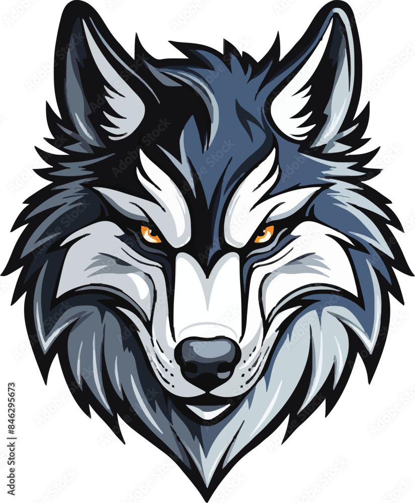 wolf head mascot