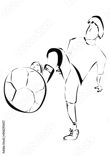 Fußball Spieler 