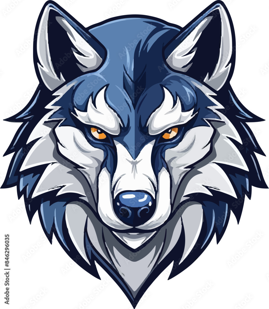 Fototapeta premium wolf head mascot