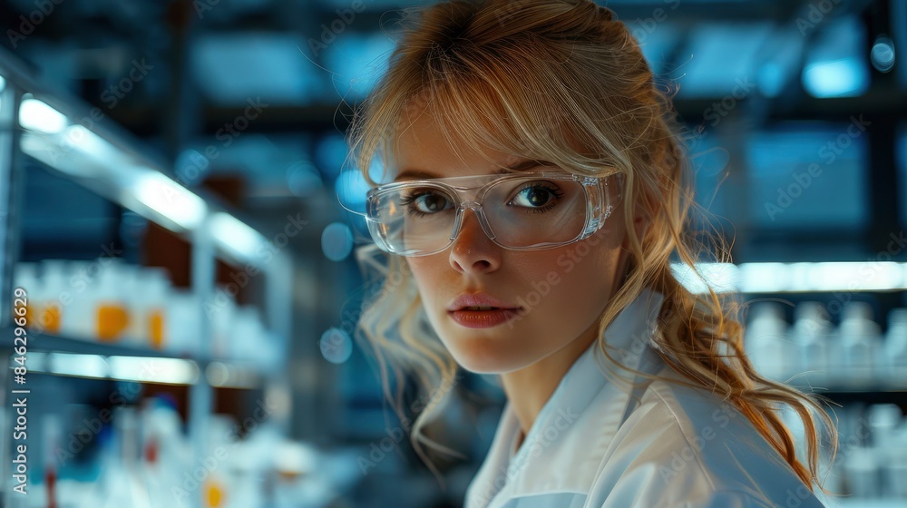 A Committed Scientist In A Pharmaceutical Lab, Developing Life-Saving Medications A Committed Scientist In A Pharmaceutical Lab, Developing Life-Saving Medications