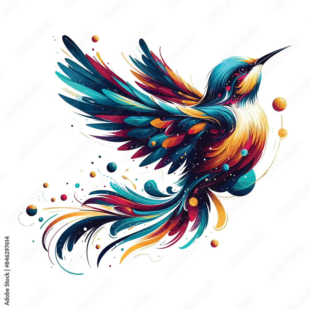 Obraz premium bird Free Vector and bird Illustration