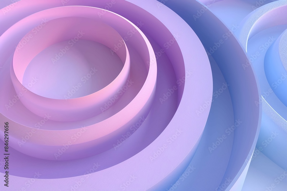 Abstract 3D background in the form of gradient pink, purple and blue round shapes Abstract 3D background in the form of gradient pink, purple and blue round shapes