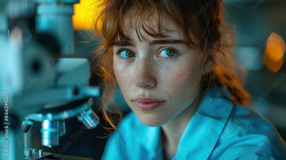 A Curious Scientist In An Exoplanet Research Lab, Eagerly Searching For Habitable Planets Beyond Our Solar System A Curious Scientist In An Exoplanet Research Lab, Eagerly Searching For Habitable Planets Beyond Our Solar System