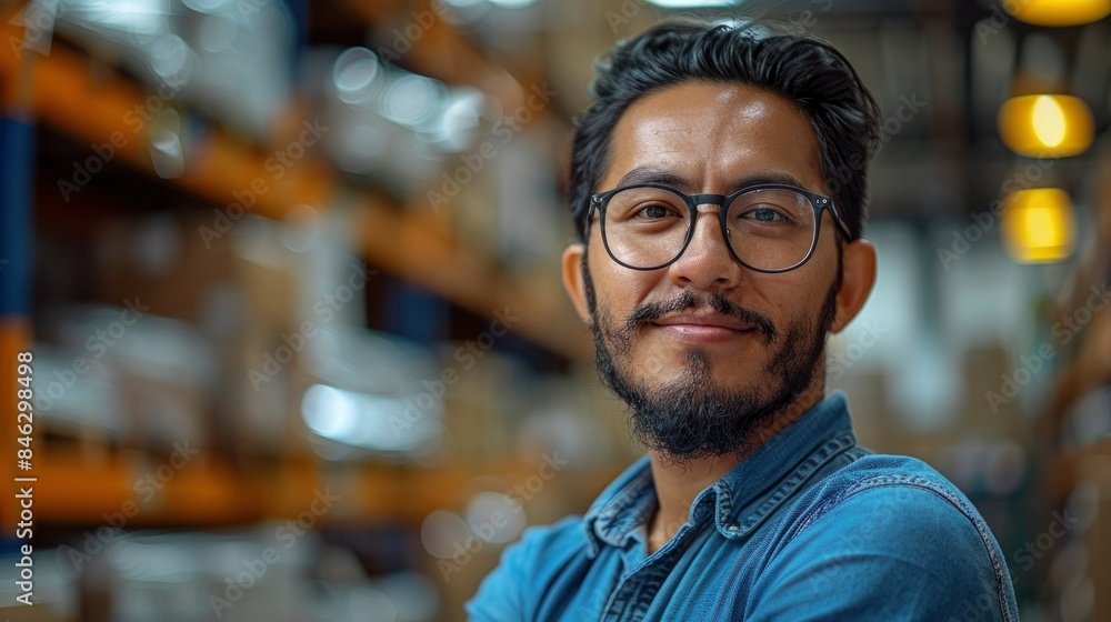 A Dedicated Salesperson At A Diy Store, Expertly Advising On Home Renovation Projects A Dedicated Salesperson At A Diy Store, Expertly Advising On Home Renovation Projects
