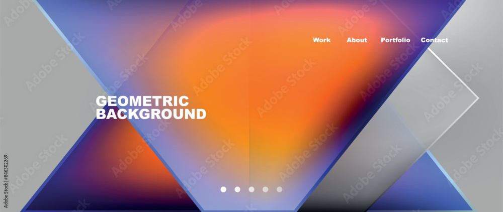 Gradient triangle geometric minimal wallpaper Gradient triangle geometric minimal wallpaper