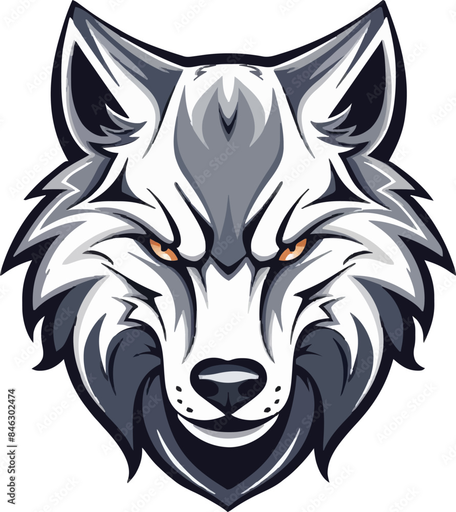 Obraz premium wolf head mascot