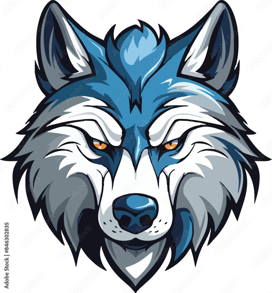 Fototapeta premium wolf head mascot