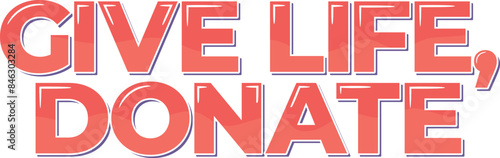 Inspirational quote promoting organ donation in a vibrant and uplifting design