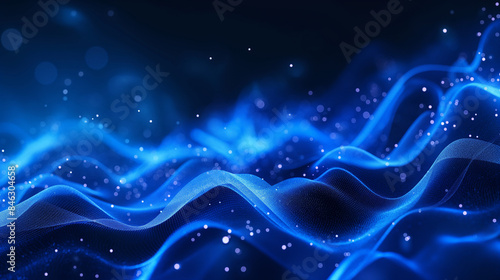 Modern abstract blue technology background. Suit for banner, brochure, flyer, poster, website, landing page and more