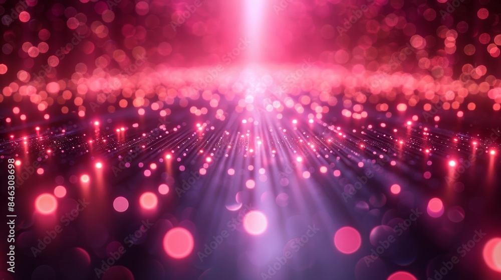 Many small pink lights arranged in a beautiful pattern. Many small pink lights arranged in a beautiful pattern.