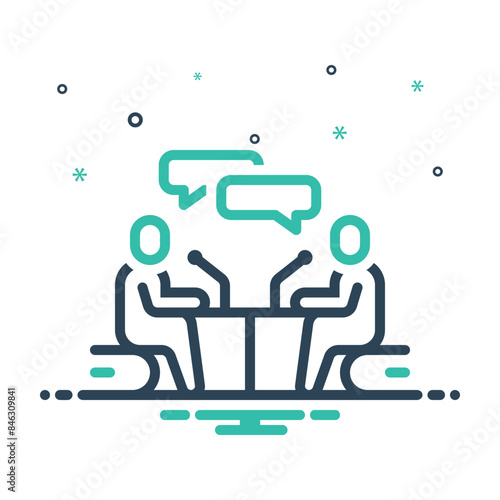 Mix icon for debate 