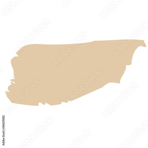 Beige stroke isolated on white background. Paint stroke vector for Beige ink paint, grunge design element, dirt banner, watercolor design, dirty texture. Trendy stroke, vector illustration. EPS 10/AI