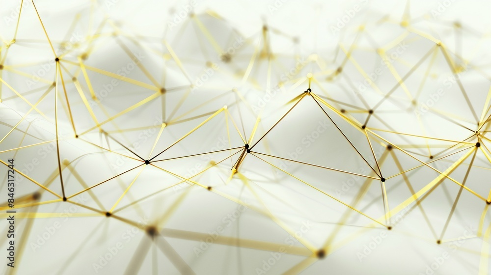 Chic and understated, the clean white backdrop serves as the perfect canvas for the intricate and dynamic pattern of black and golden geometric lines. Chic and understated, the clean white backdrop serves as the perfect canvas for the intricate and dynamic pattern of black and golden geometric lines.