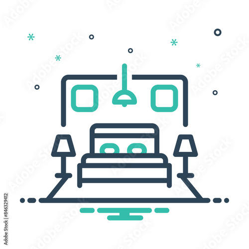 Mix icon for bedroom 