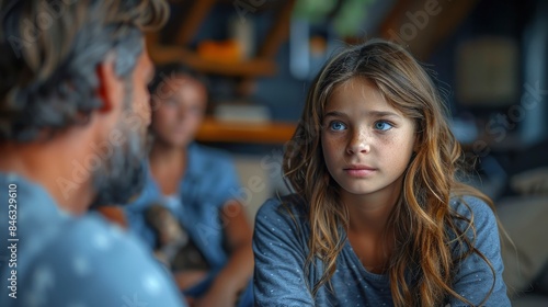 Supporting A Family During A Custody Dispute, A Compassionate Social Worker Provides Guidance And Resources, Helping Them Navigate A Difficult And Emotional Process