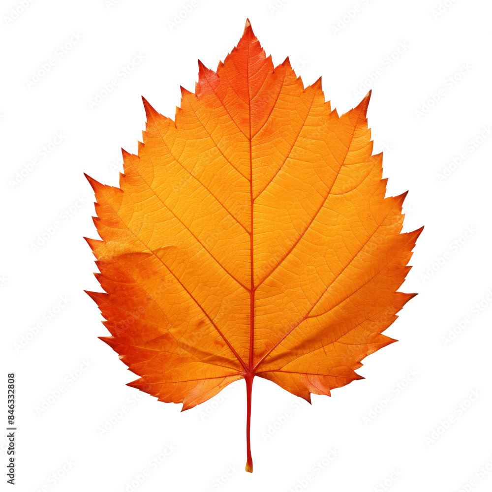 Autumn leave isolated on transparent or white background Autumn leave isolated on transparent or white background