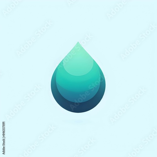 flat vector logo drop of water illustrations