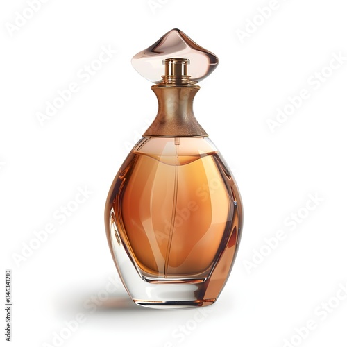 perfume bottle beauty isolated on white background generative ai