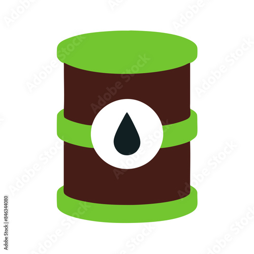 Barrel of petroleum, Oil drum container. Barrel with crude oil, Gasoline, diesel, butane
