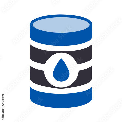 Barrel of petroleum, Oil drum container. Barrel with crude oil, Gasoline, diesel, butane
