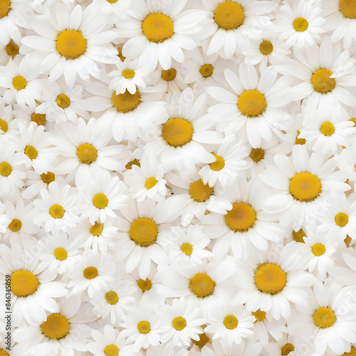 Delicate Daisies, a pastel dream. Seamless pattern.