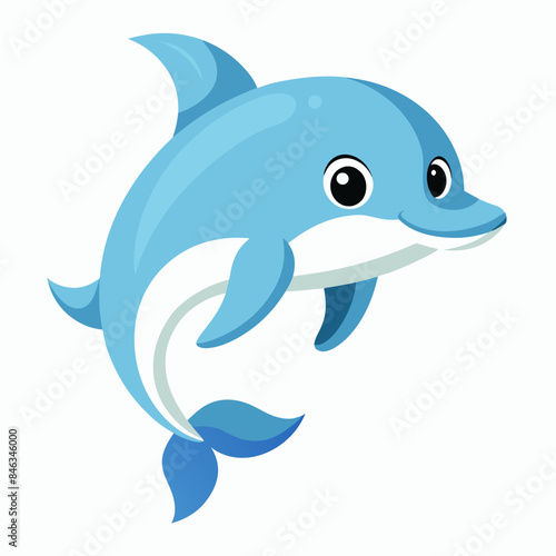 cute dolphin vector artwork illustration svg