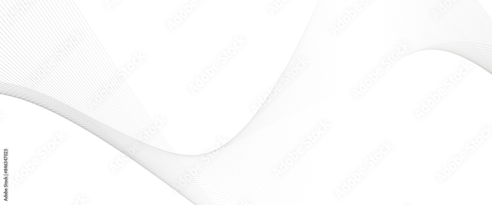 Vector grey pattern of lines abstract background, blend line grey pattern with wavy stripes of the pattern of black lines on white transparent background.