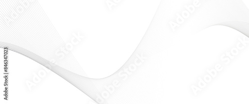 Obraz na płótnie Vector grey pattern of lines abstract background, blend line grey pattern with wavy stripes of the pattern of black lines on white transparent background. w salonie