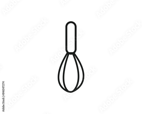 Hand mixer icon vector symbol design illustration