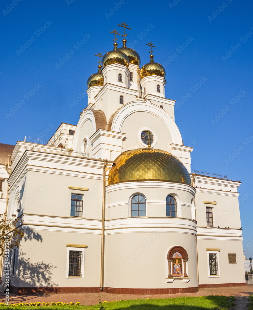 Temple on blood. Orthodox Church at the site of the execution of the last Emperor of Russia. Yekaterinburg. Temple on blood. Orthodox Church at the site of the execution of the last Emperor of Russia. Yekaterinburg.