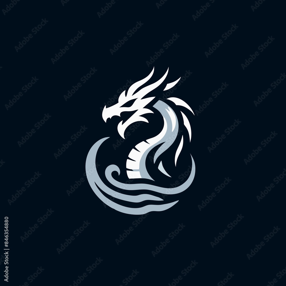 black and white dragon black and white dragon