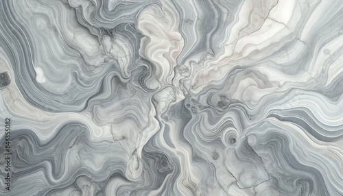 グレーの大理石模様のテクスチャー素材