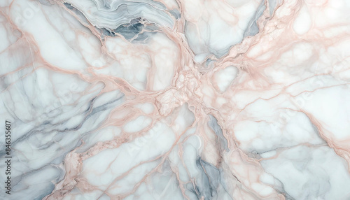 ピンクとグレー色の大理石模様のテクスチャー素材