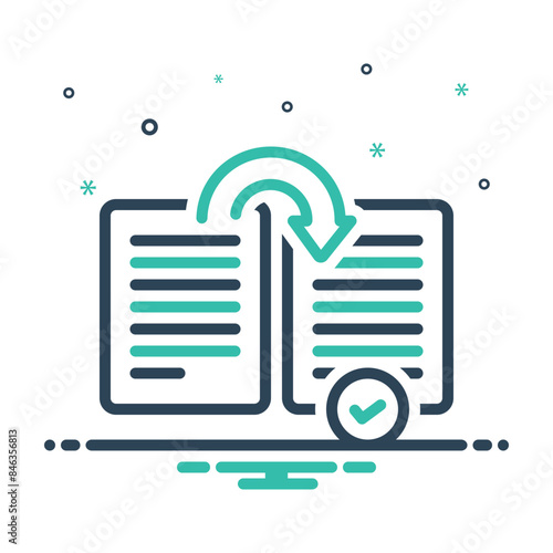Mix icon for summarize 