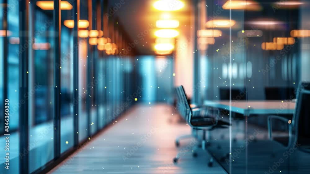 abstract blurred office hall interior. and meeting room seamless looping overlay 4k virtual video animation background abstract blurred office hall interior. and meeting room seamless looping overlay 4k virtual video animation background