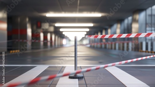 Wallpaper Mural truck Parking lot, check post for traffic police Torontodigital.ca